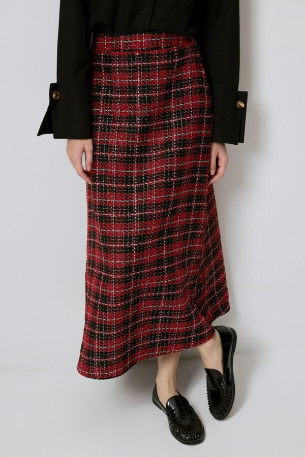 A-CUT PLAID SKIRT - Image 3